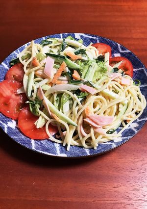 ごま油のコクでおいしい＊家のサラスパ＊-レシピのメイン写真