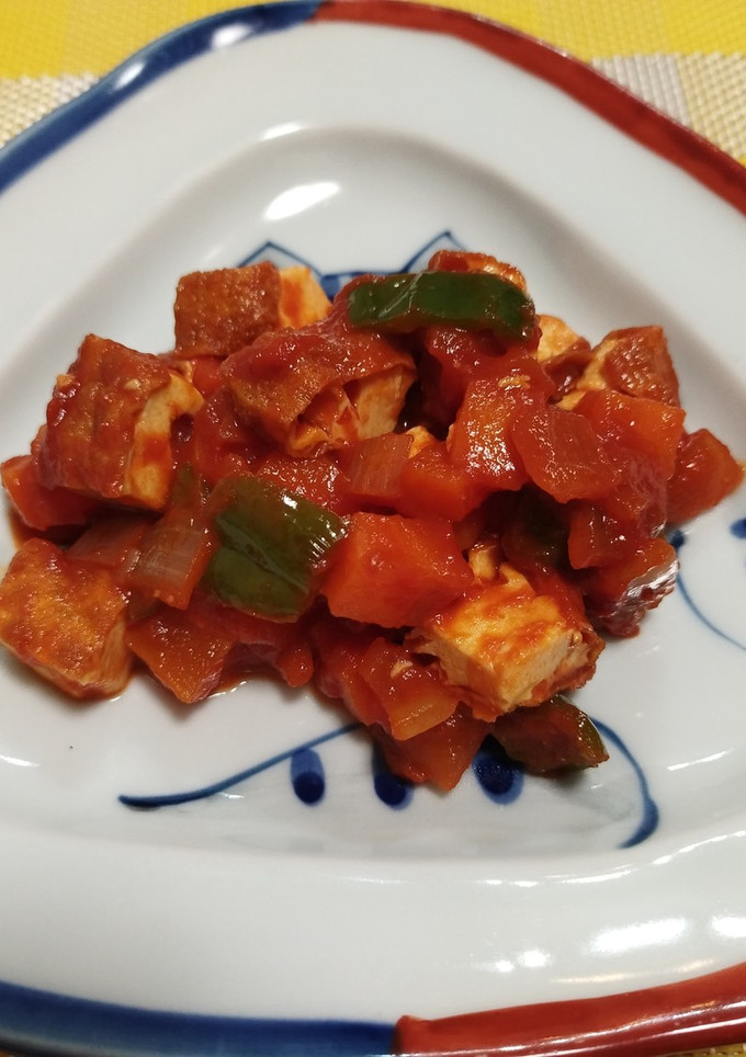 生揚げと野菜のトマトソース煮-レシピのメイン写真