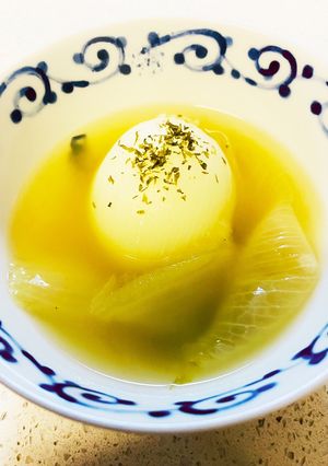 兄貴の血圧を下げる新玉葱スープ-レシピのメイン写真