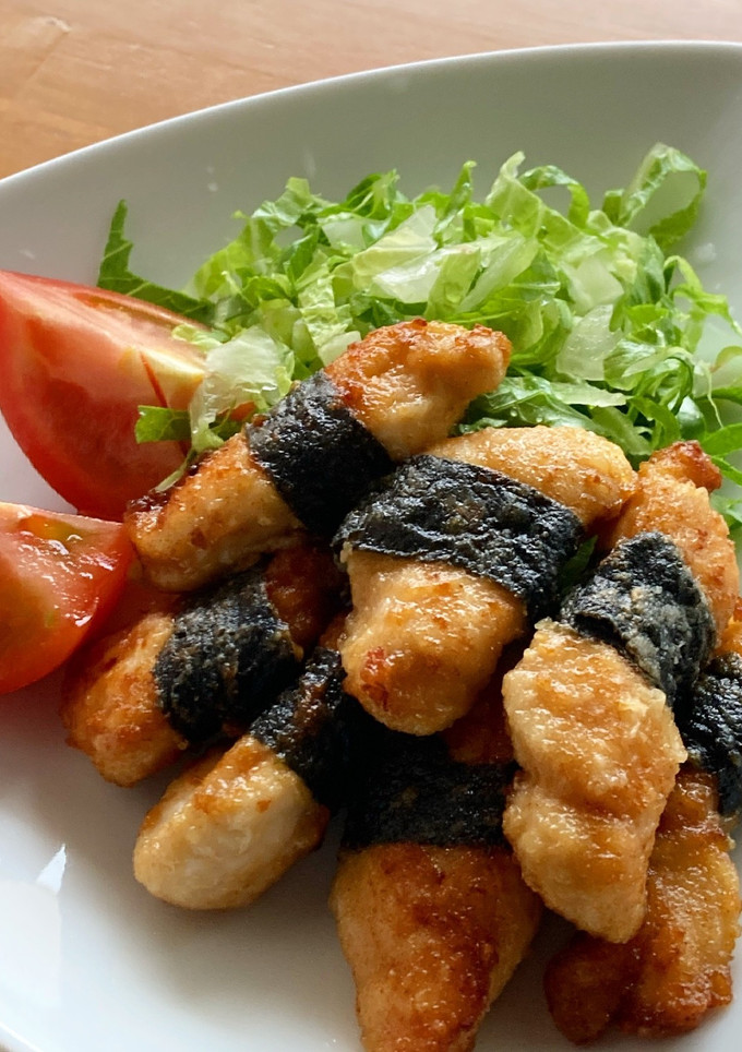 ＊柔らかうまい＊黒帯ささみ醤油揚げ焼き＊-レシピのメイン写真