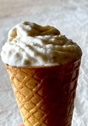 お家でカップアイスでソフトクリーム-レシピのメイン写真
