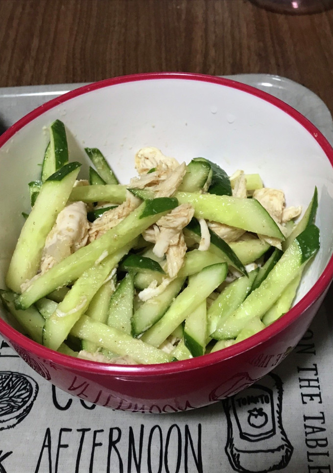 きゅうりと鶏ササミのさっぱり和え-レシピのメイン写真