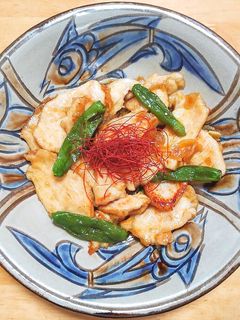 鶏むね肉とシシトウのカレー甘酢炒め-レシピのメイン写真