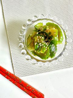 蛇腹きゅうりのラー油漬け-レシピのメイン写真