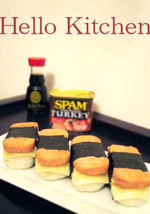 ハワイの味！スパムチーズむすび-レシピのメイン写真