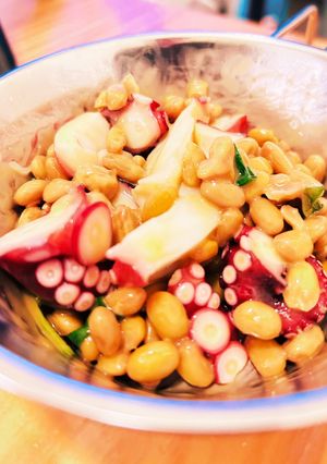シェラカップで作るタコと納豆和え★4/5-レシピのメイン写真