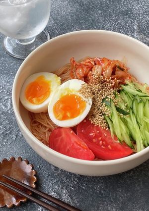 めちゃうま！簡単ビビンそうめん-レシピのメイン写真