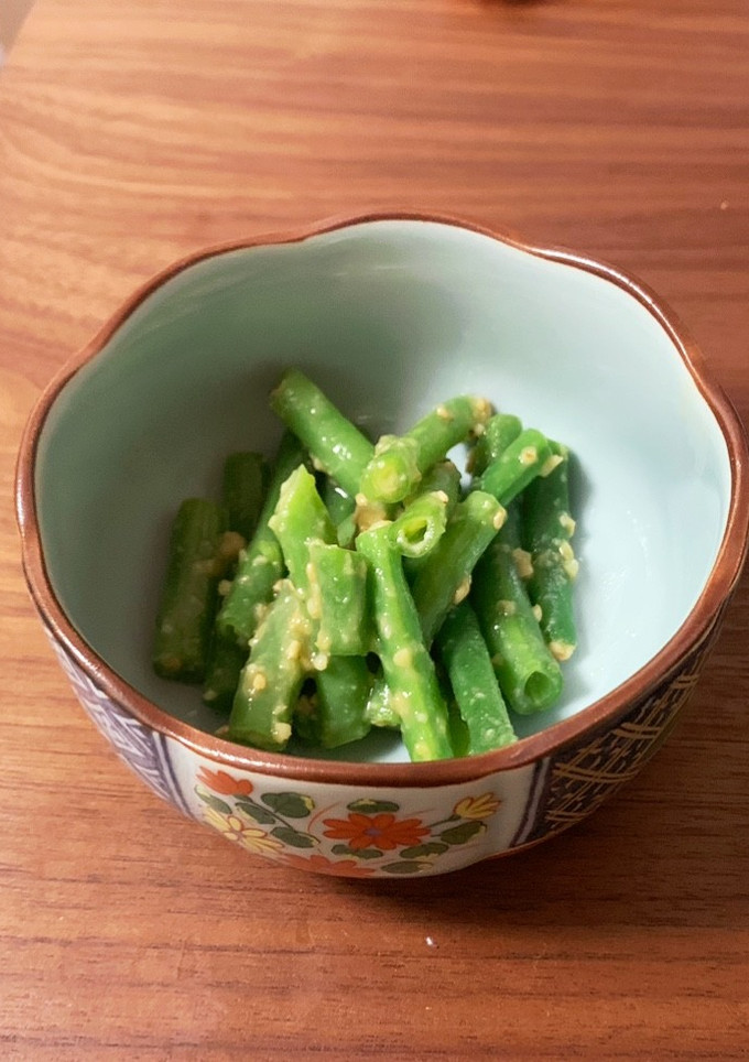 いんげんの酢味噌和え-レシピのメイン写真