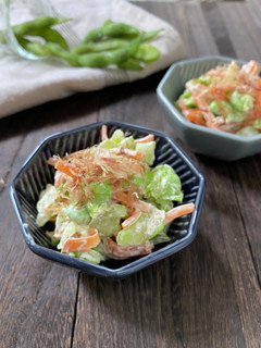 枝豆キャベツのおかかマヨ和え-レシピのメイン写真