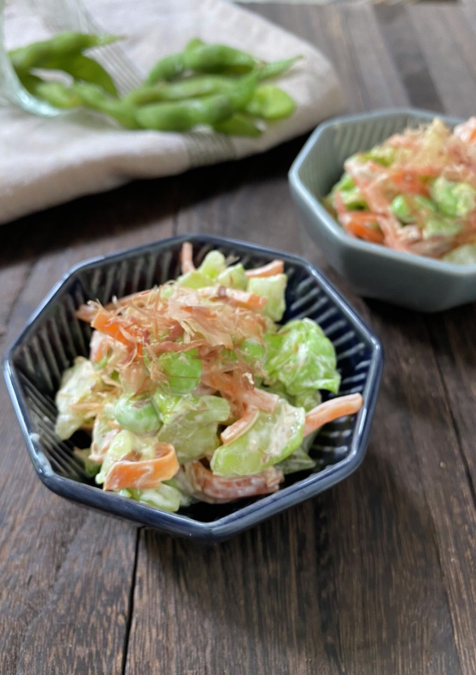 枝豆キャベツのおかかマヨ和え-レシピのメイン写真