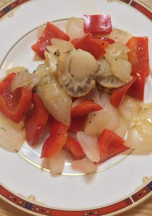 ほたてと赤パプリカで、簡単イタリアン炒め-レシピのメイン写真