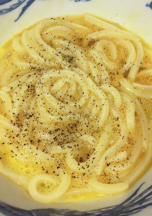釜バターうどん-レシピのメイン写真