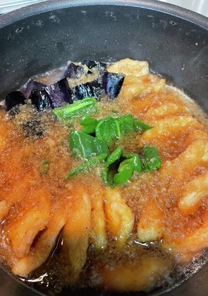【簡単夕食】柔らか鶏胸肉とナスのみぞれ煮-レシピのメイン写真
