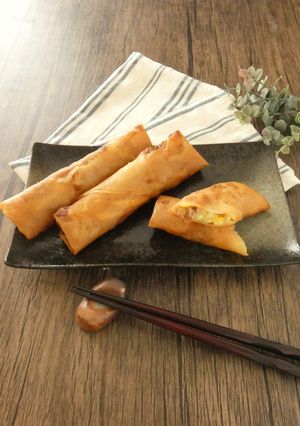 豚肉とズッキーニの春巻き-レシピのメイン写真