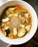 茄子椎茸簡単きな粉洋風スタミナ味八宝菜風