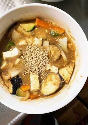 茄子椎茸簡単きな粉洋風スタミナ味八宝菜風-レシピのメイン写真