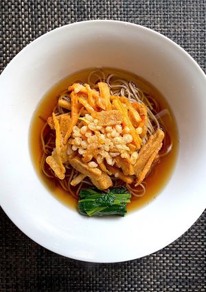 油揚げのかき揚げ蕎麦-レシピのメイン写真