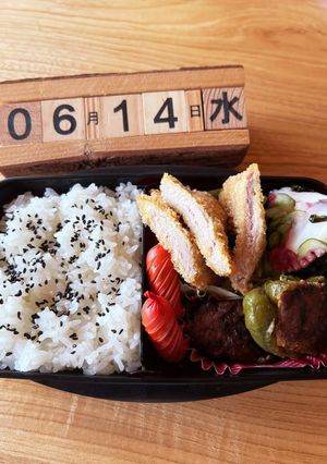 2023.6/14 高校生男子お弁当-レシピのメイン写真