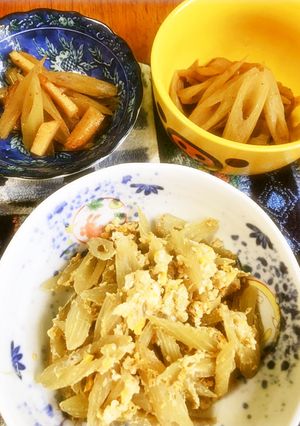 すぐ➡❤フキ炒め❣☆3種☆ご飯おかわり☆-レシピのメイン写真