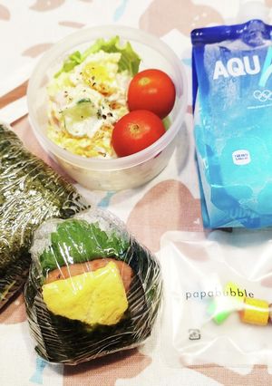 高1!男子弁当!スパムおにぎり体育祭36-レシピのメイン写真