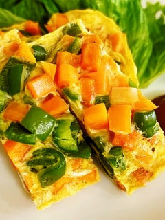 レンジで野菜もりもりオムレツ-レシピのメイン写真