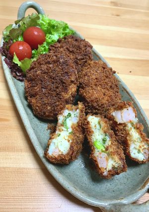 青じそ海老ミックスすり身カツ-レシピのメイン写真