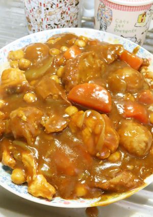 前期高齢者用タンパク質摂取カレーライス-レシピのメイン写真