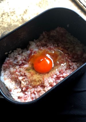 ▲山ごはん▲コンビーフTKG-レシピのメイン写真