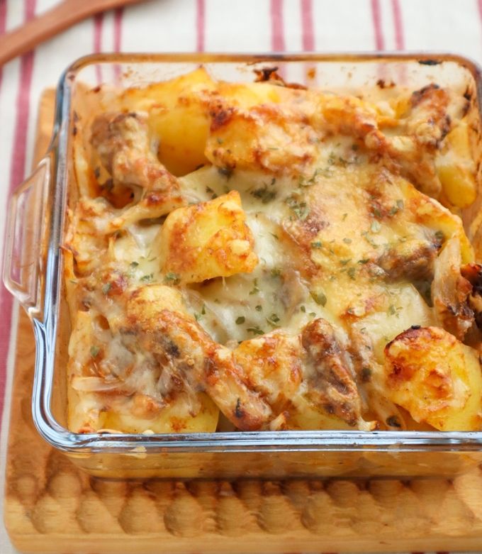 簡単◎いわし缶とじゃがいものチーズ焼き-レシピのメイン写真