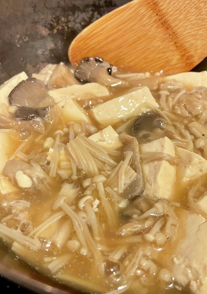 麺つゆで☆豆腐ときのこの簡単煮-レシピのメイン写真
