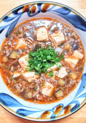 豚ひき肉とナスの麻婆豆腐-レシピのメイン写真