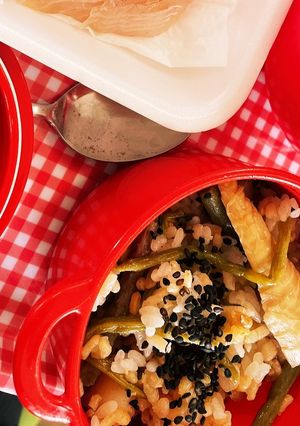 一晩置いて　タケノコご飯-レシピのメイン写真