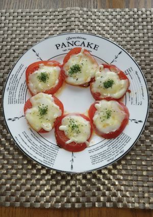 トマトのマヨチーズ焼き-レシピのメイン写真