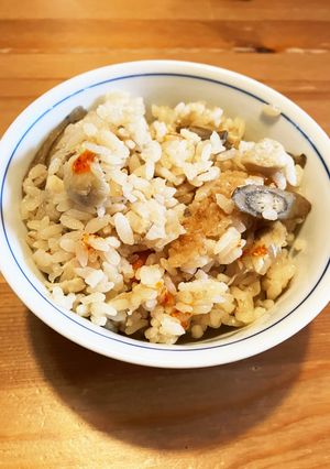 白だし4倍で甘くない炊き込みご飯1合〜-レシピのメイン写真