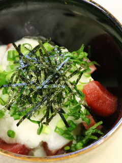 マグロと豆腐の山かけ-レシピのメイン写真