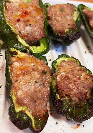 クミン香るピーマンのスパイシー肉詰め-レシピのメイン写真
