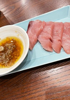 ぶりのお刺身に!!ミョウガたれ-レシピのメイン写真