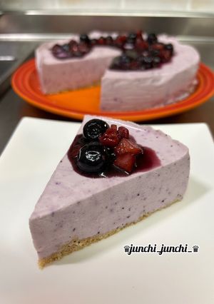 ♡MIXベリーのレアチーズケーキ♡-レシピのメイン写真