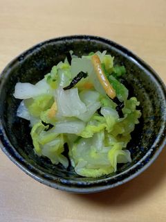 白菜のお茶漬け和え-レシピのメイン写真