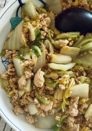 超簡単♡鶏ひき肉と白菜の中華あんかけ-レシピのメイン写真