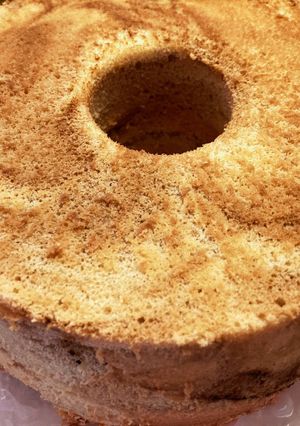 大絶賛！コーヒーマーブルシフォンケーキ-レシピのメイン写真