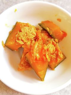 かぼちゃとツナの煮物-レシピのメイン写真