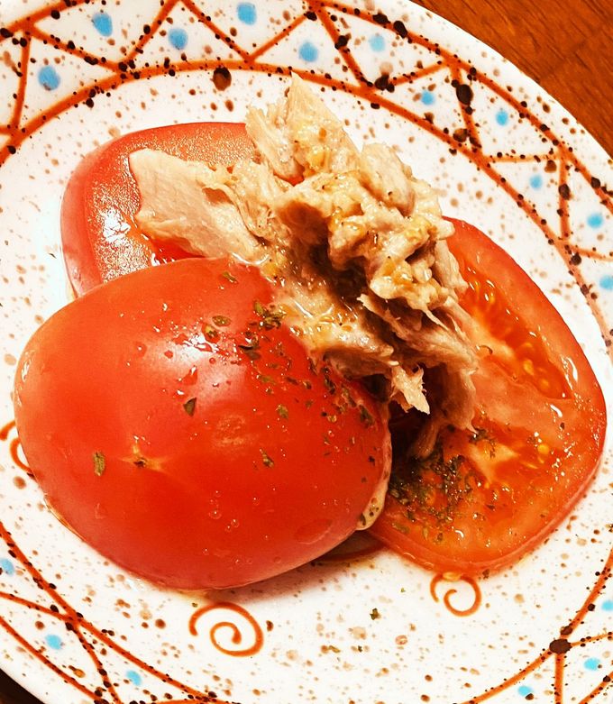 冷やしトマトツナ-レシピのメイン写真