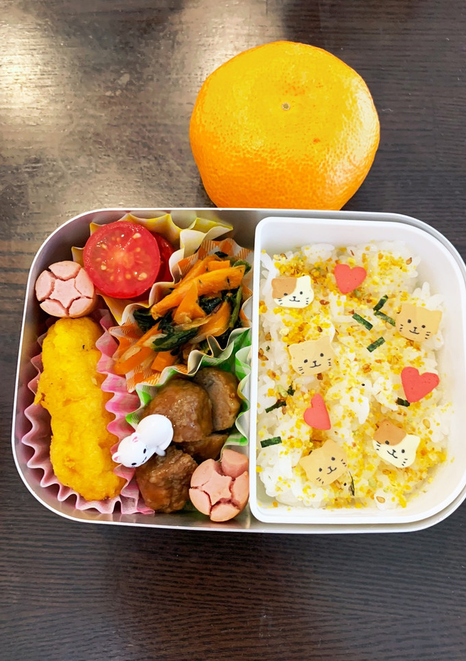 猫まみれ弁当☆幼稚園用☆年少　3歳-レシピのメイン写真