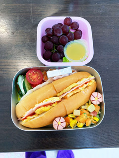 ハムエッグサンド弁当☆幼稚園用☆3歳-レシピのメイン写真