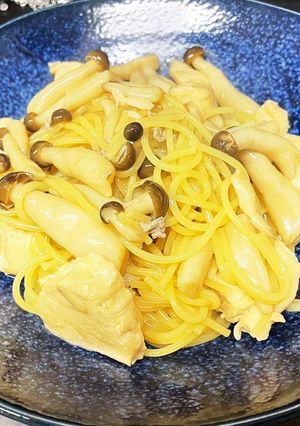 鶏胸肉ときのこのワンパンパスタ-レシピのメイン写真