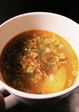 簡単もずく酢で酸辣湯風スープ☆-レシピのメイン写真