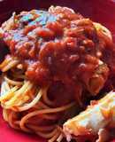 簡単！ワンパンでサバトマトパスタ