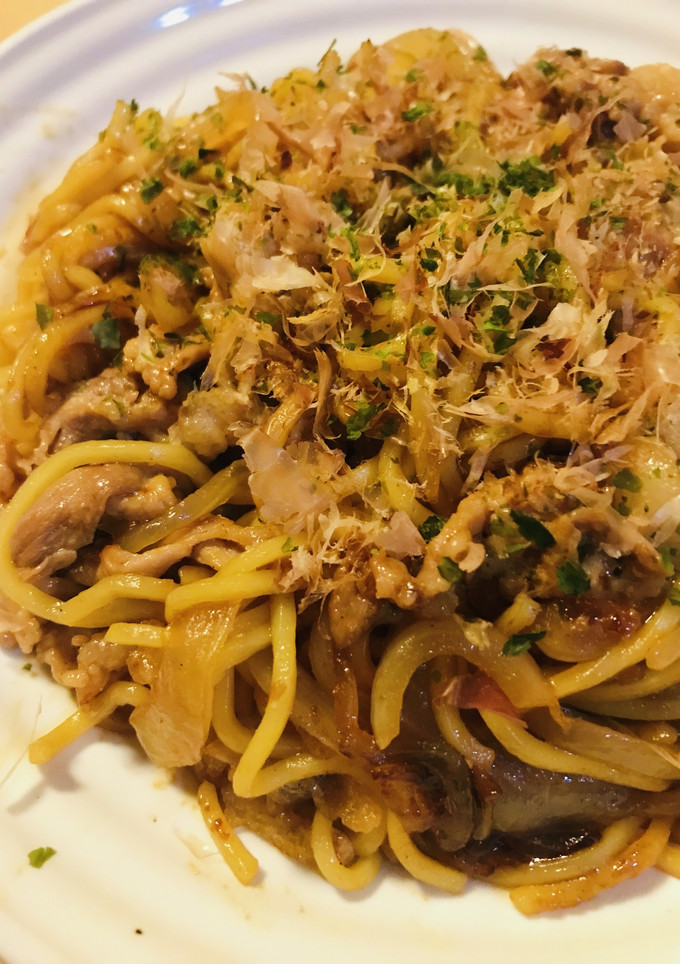 豚肉＆玉ネギのソース焼そば-レシピのメイン写真