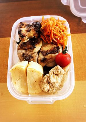 作り置き*ˊᵕˋ*焼き鳥お弁当-レシピのメイン写真
